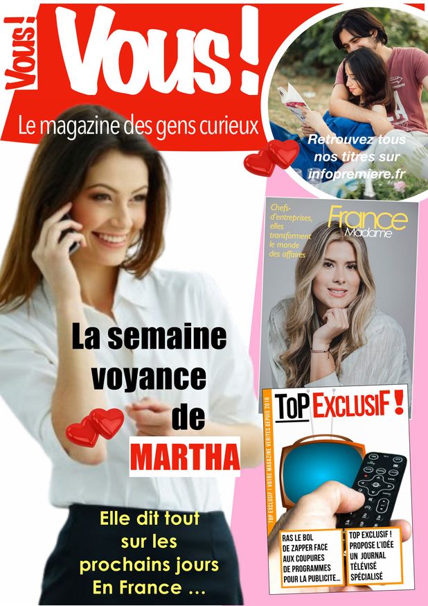 La semaine voyance de MARTHA pour la France et le monde