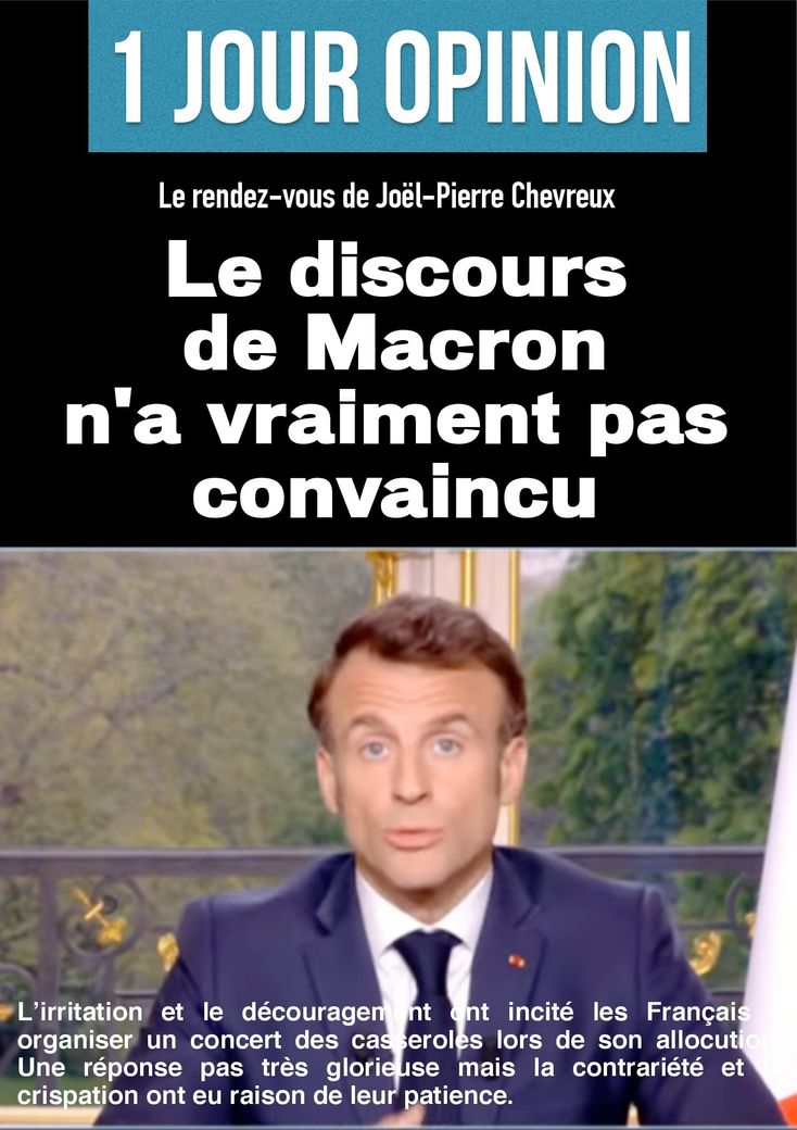 Le discours de Macron n'a vraiment pas convaincu