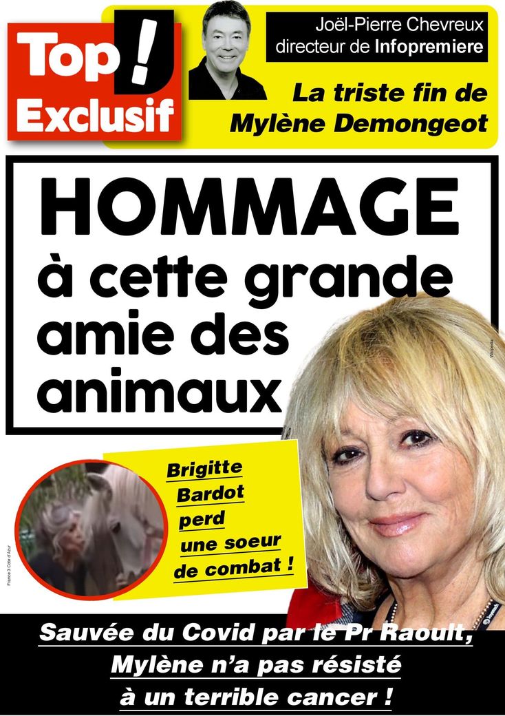 La triste fin d’une grande Amie : Mylène Demongeot !