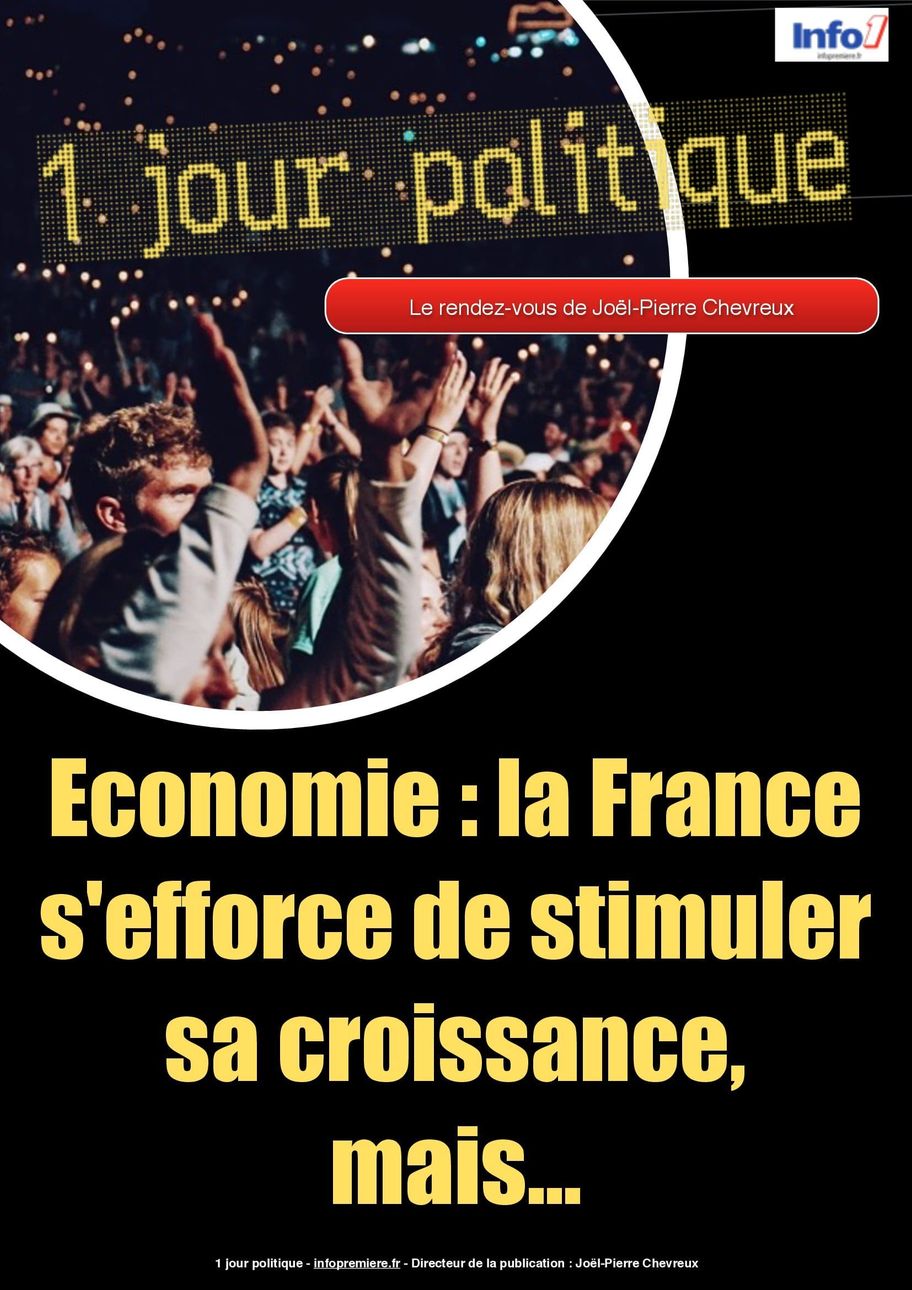 Economie : la France s'efforce de stimuler sa croissance, mais...