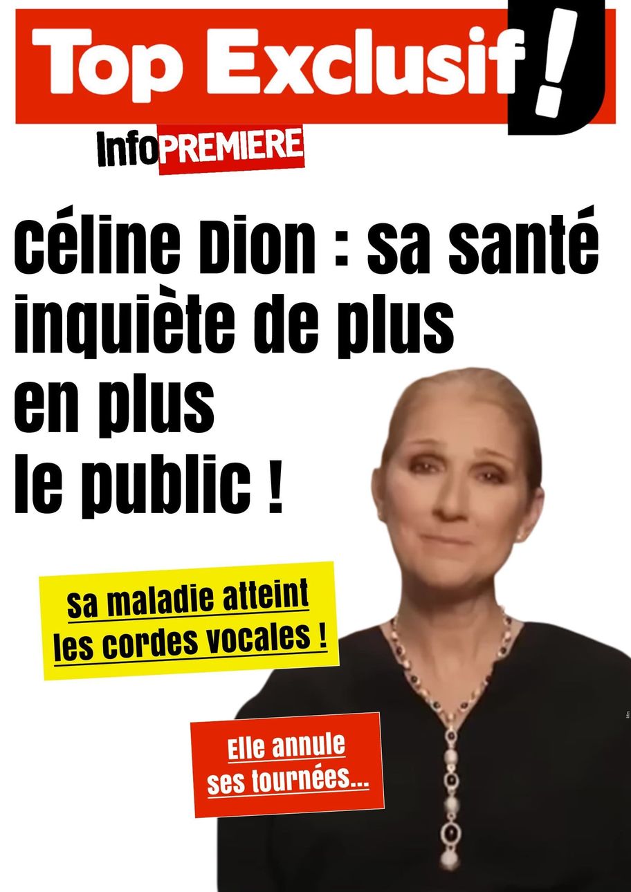 Céline Dion : sa santé inquiète de plus en plus le public !