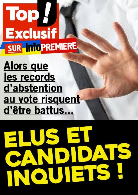 Image : Recors d'abstention :élus et canddats inquiets