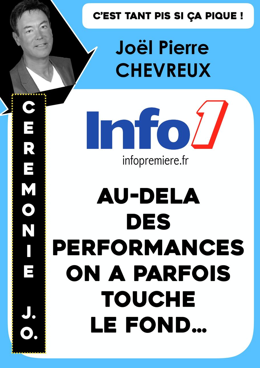 Cérémonie J.O. au-delà de certaines performances, l'on a touché le fond !