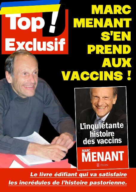 Image : Marc Menant s'en prend aux vaccins