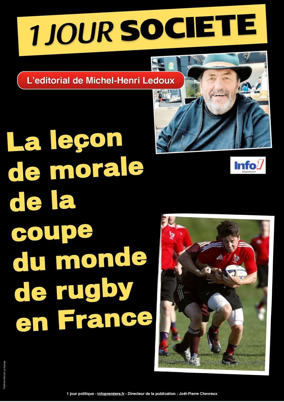 La leçon de morale de la coupe du monde de rugby