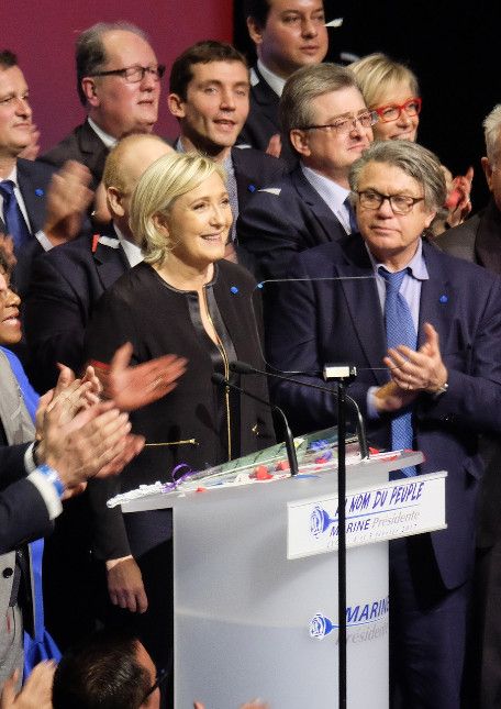image : meeting Marine Le Pen