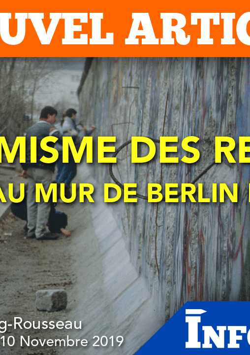 L'extrémisme des religions, ce nouveau Mur de Berlin en France
