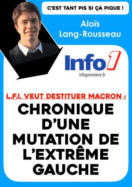 L.F.I. veut destituer Macron : chronique d’une mutation de l’extrême gauche